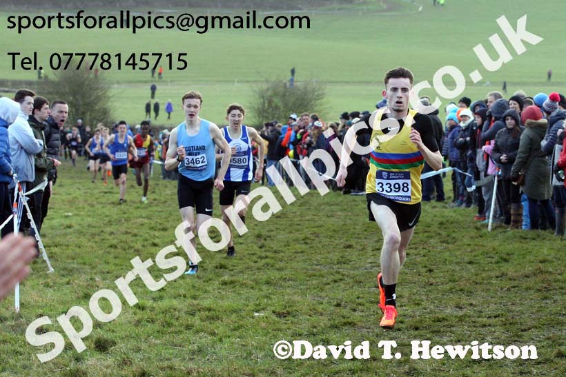 Mens under-17s 2019 British Athletics Inter Counties Cross Country, Prestwood Hall, Loughborough. Photo:  David T. Hewitson/Sports for All Pics